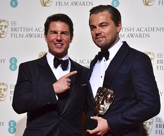 Leonardo-DiCaprio-Tom-Cruise-BaFta-ödülleri