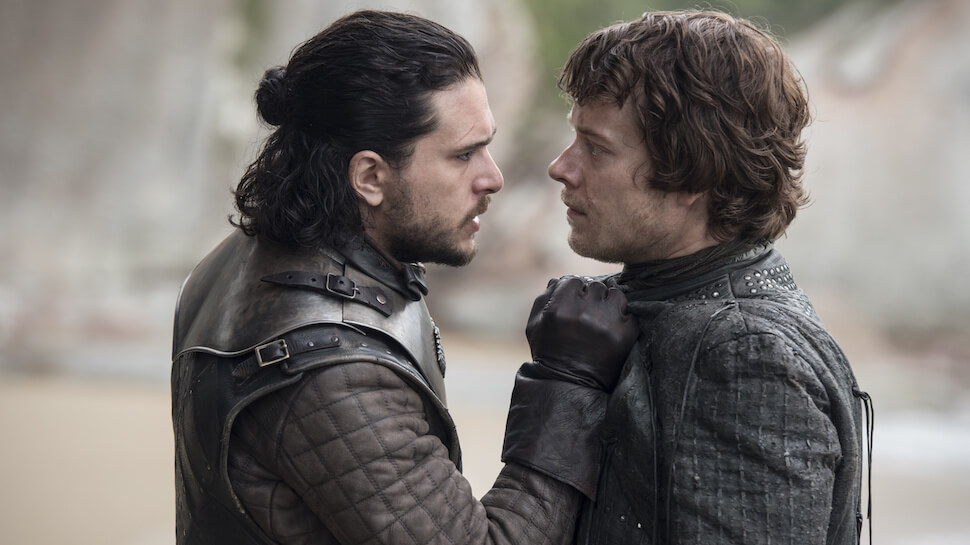 Game of Thrones Theon Greyjoy Jon Snow
