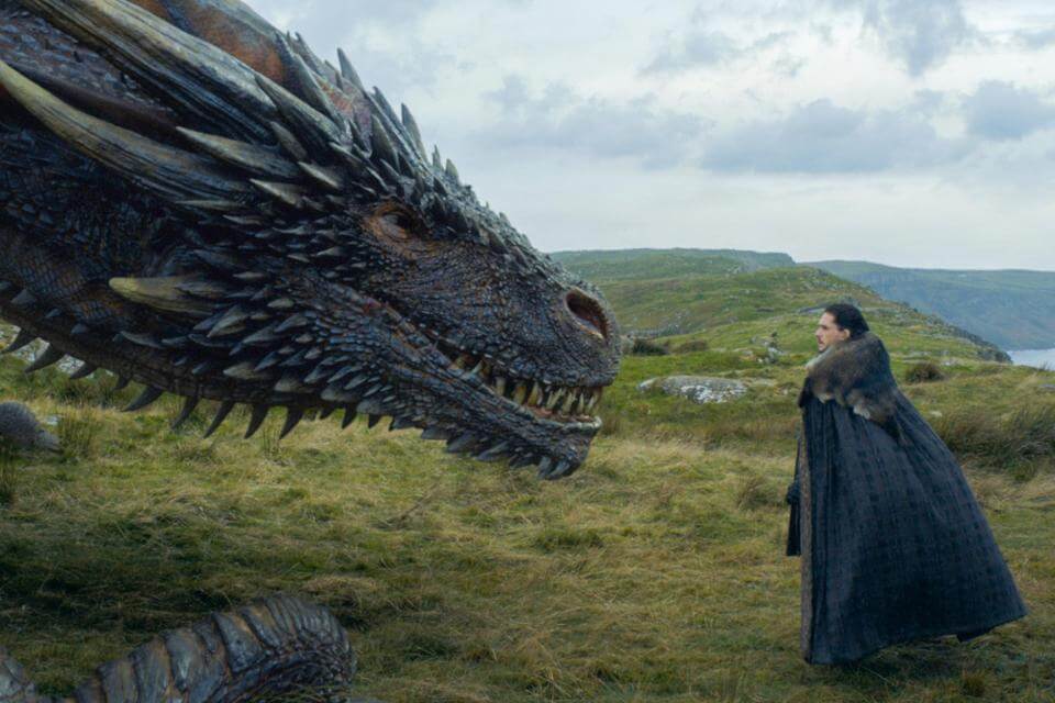 Jon Snow Drogon Game of Thrones