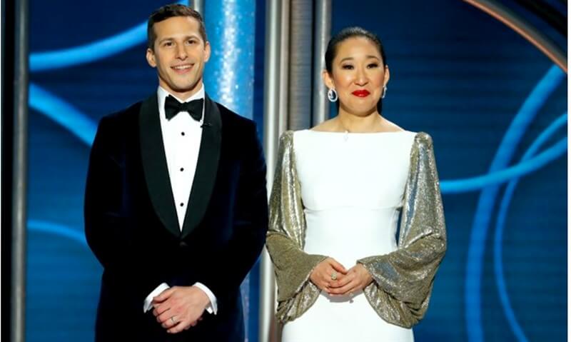 Sandra Oh Andy Samberg Altın Küre