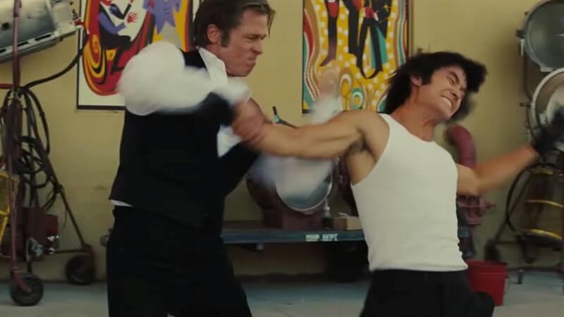 Once Upon a Time in Hollywood Brad Pitt Bruce Lee Mike Moh