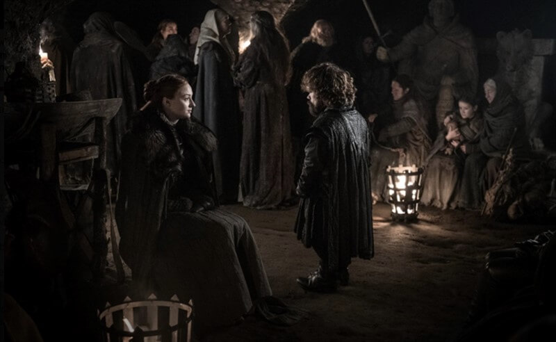 Sansa Stark Tyrion Lannister Game of Thrones Sophie Turner Peter Dinklage