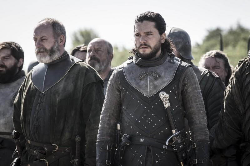 Game of Thrones Jon Snow Davos Seaworth