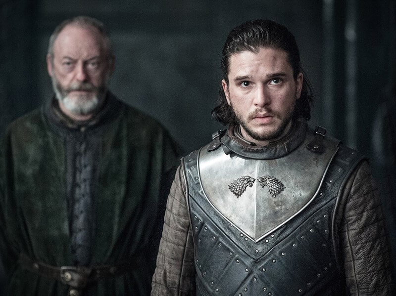 Jon Snow Davos Seaworth Game of Thrones