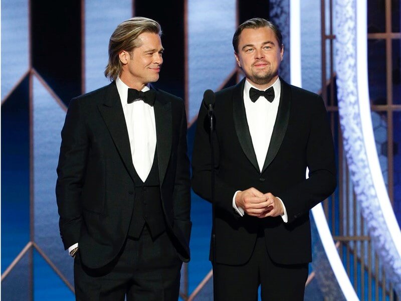 Golden Globe 2020 Leonardo DiCaprio Brad Pitt